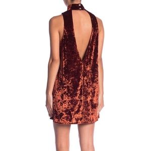 SHOW ME YOUR MUMU Choker Velvet Dress